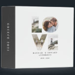Love 4 photo simple modern personalised gift faux 3 ring binder<br><div class="desc">Love 4 photo simple modern personalised anniversary,  wedding,  birthday or Christmas gift for the one you love.</div>