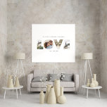 Love 4 photo simple modern personalised gift poster<br><div class="desc">Love 4 photo simple modern personalised anniversary,  wedding,  birthday or Christmas gift for the one you love.</div>