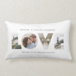 Love 4 photo simple modern personalised gift servi lumbar pillow<br><div class="desc">Love 4 photo simple modern personalised anniversary,  wedding,  birthday or Christmas gift for the one you love.</div>
