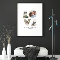 Love 4 photo simple modern personalized gift
