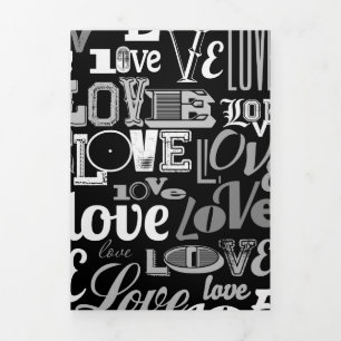 Love 4 Tri-Fold holiday card
