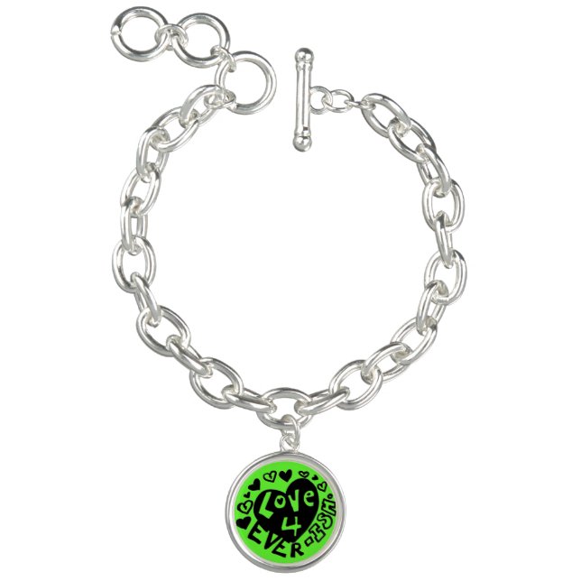 Love 4Ever Ish Charm Bracelet | Green (Product)