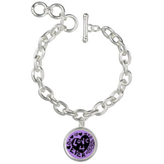 Love 4Ever Ish Charm Bracelet | Lavender