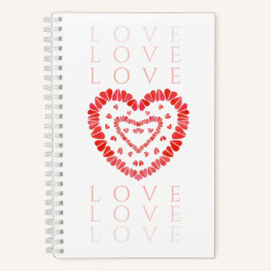LOVE 5.5x8.5 Spiral Notebook