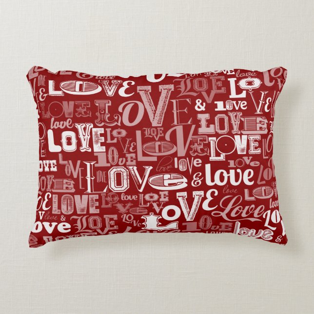 Love 5 accent pillow (Front)