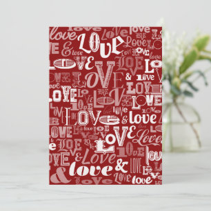 Love 5 thank you card