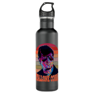 Love 80s Style Rocky  Actor For Fan Balboa  Poster Stainless Steel Water Bottle