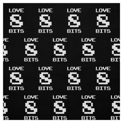 Love 8 Bits Fabric