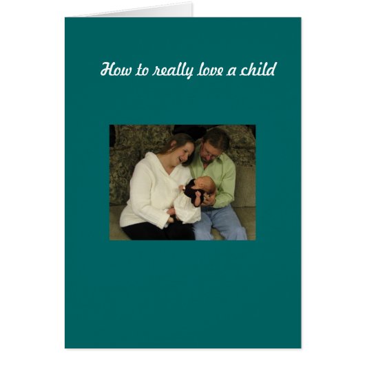 Love a child cards (Front)