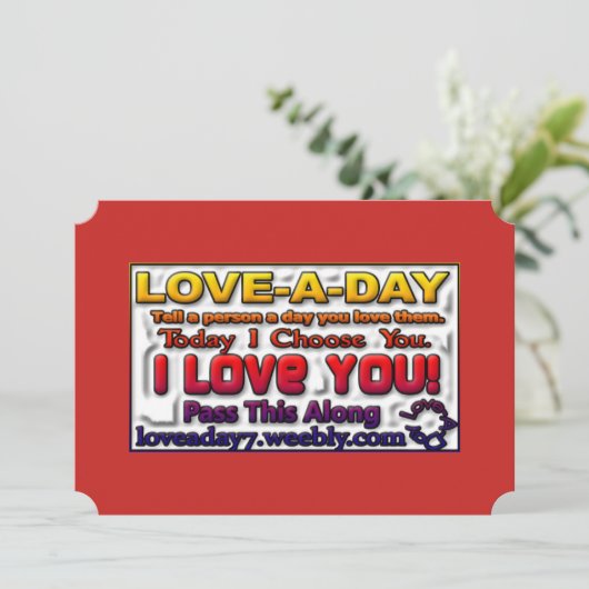 Love-a-Day Cards (Standing Front)