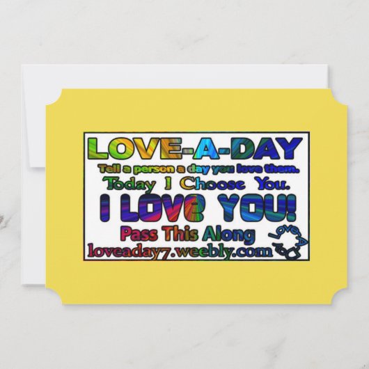 Love-a-Day Cards (Back)