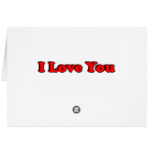 Love A Day Greeting Card (Back Horizontal)