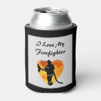 Firefighter Can Koozies and Drinkware