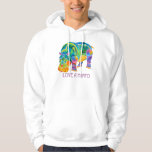 Love A Hippo Hoodie at Zazzle