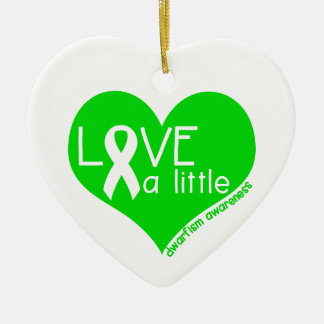 Love A Little Dwarfism Awareness Ornament