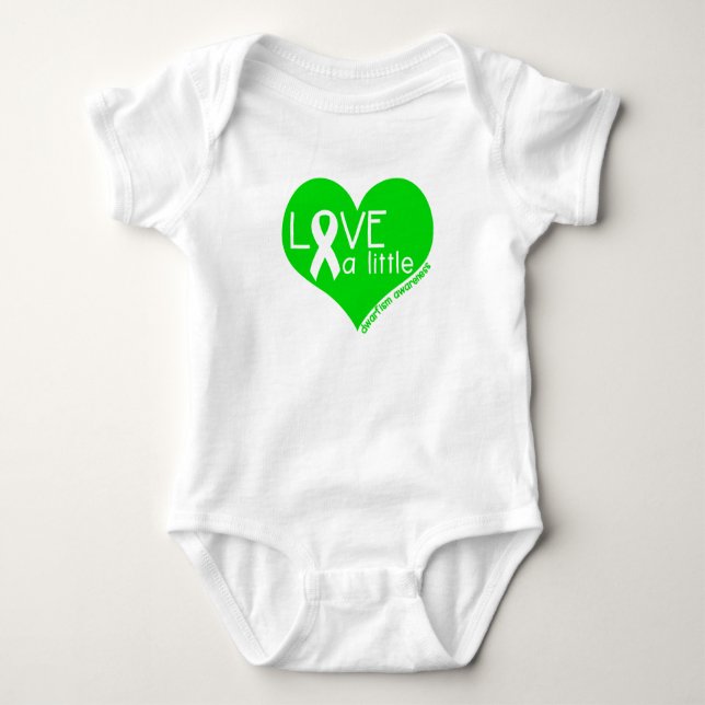 Love a Little Infant Bodysuit Dwarfism Awareness (Front)