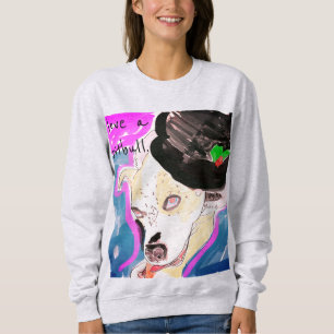 love a pitbull. sweatshirt