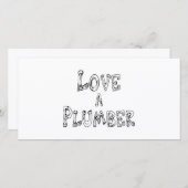 Love a Plumber (Front/Back)