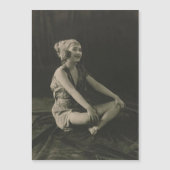 Love a Poor Maid Girl Sitting Cross Legs (Front)