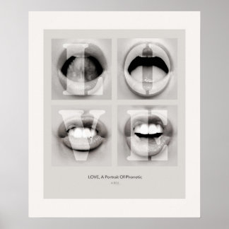 LOVE / A Portrait of Phonetic Emotion Poster