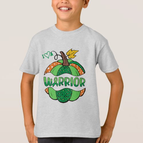 Love a Warrior Pumpkin _  Green T_Shirt