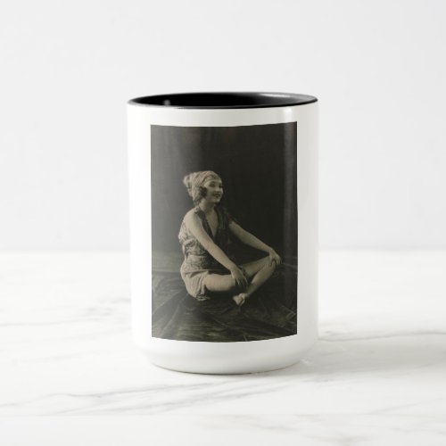 Love a Ziegfeld Girl Sitting Cross Legs Mug