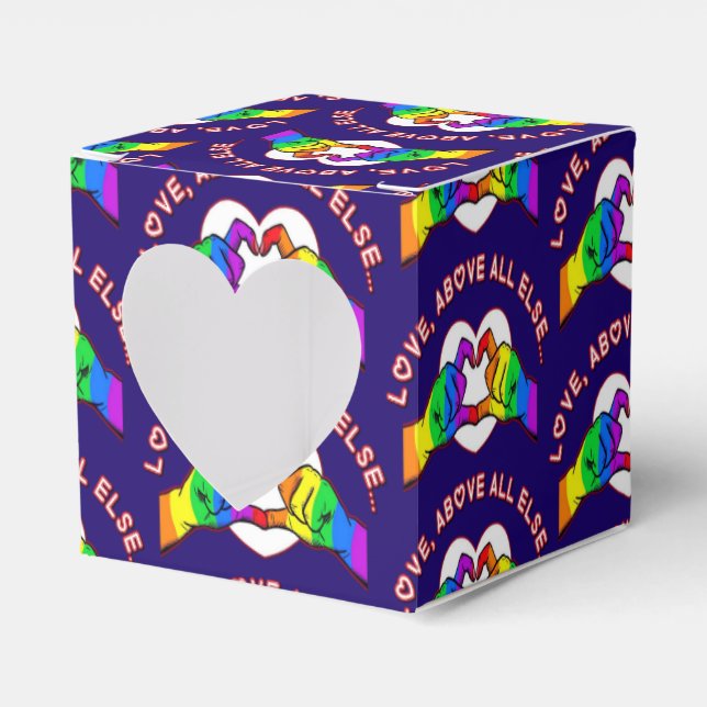 Love Above All Else Favor Box (Front Side)