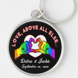 Love Above All Else  Keychain