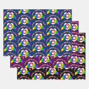 Love Above All Else Wrapping Paper Sheets