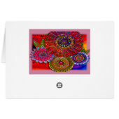 Love abstract floral art (Back Horizontal)