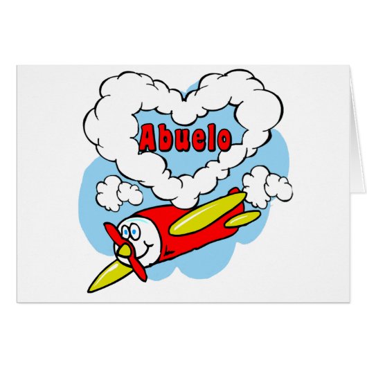 Love Abuelo Kids Airplane (Front Horizontal)
