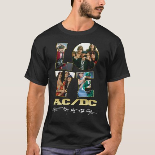LOVE ACDC T_Shirt