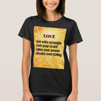 LOVE Acronym Inspirational Women’s T‑Shirt T-Shirt