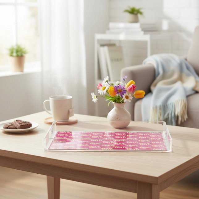 LOVE Acrylic Tray (Creator Uploaded)