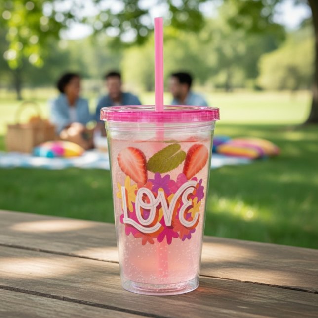 LOVE Acrylic Tumbler (Creator Uploaded)