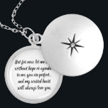 Love Actually Quote Locket Necklace<br><div class="desc">Quote from Love,  Actually in a locket.</div>