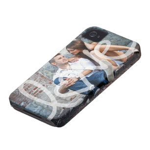 "love" add your photo iPhone 4 cover