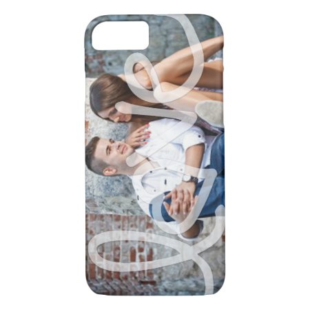 "love" Add Your Photo Iphone 8/7 Case