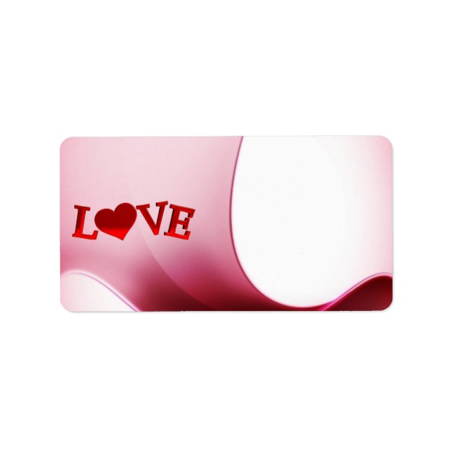 Love Address Label (Front)