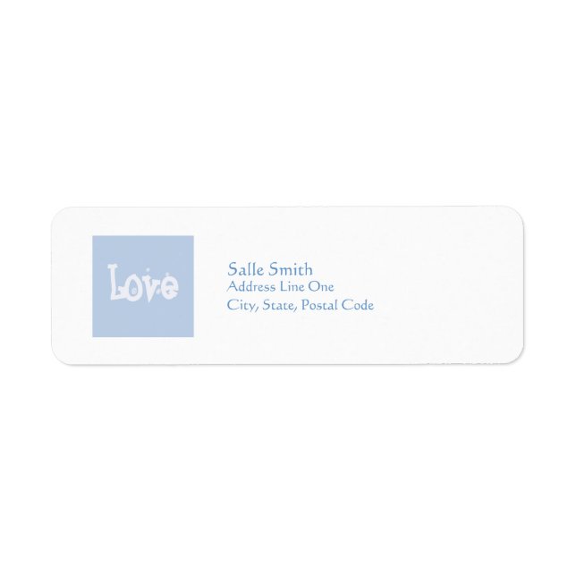 Love Address Labels (Front)
