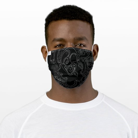 Love Adult Cloth Face Mask (Worn)
