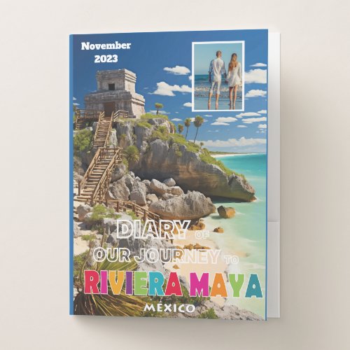 Love  Adventure Riviera Maya Pocket Folder