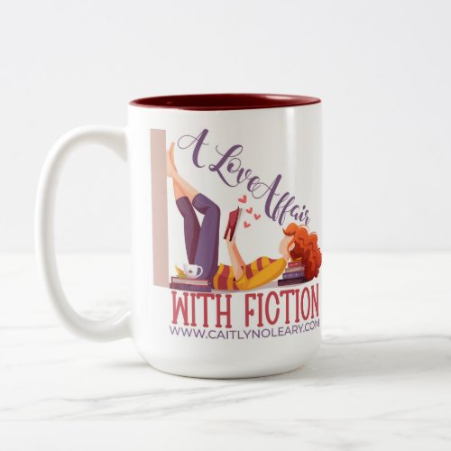 Love Affair With Fiction Two_Tone Coffee Mug