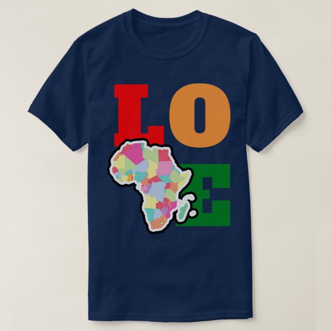 Love Africa 8 T-Shirt (Design Front)