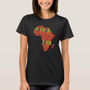 Love Africa African Land Map Pride Black History M T-Shirt