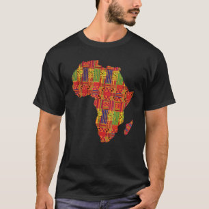 Love Africa African Land Map Pride Black History M T-Shirt
