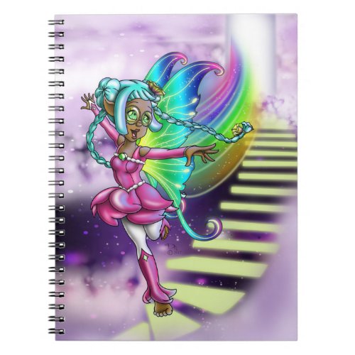 Love African American Fairy Notebook