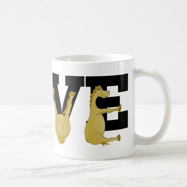 LOVE agile pony Coffee Mug (Right)