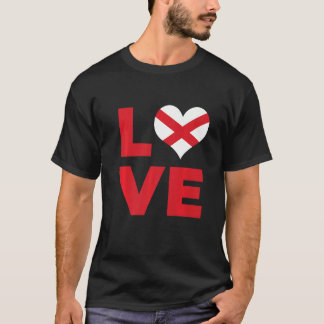 Love Alabama State Flag T-Shirt