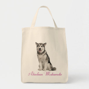 Love Alaskan Malamute Puppy Dog Tote Bag